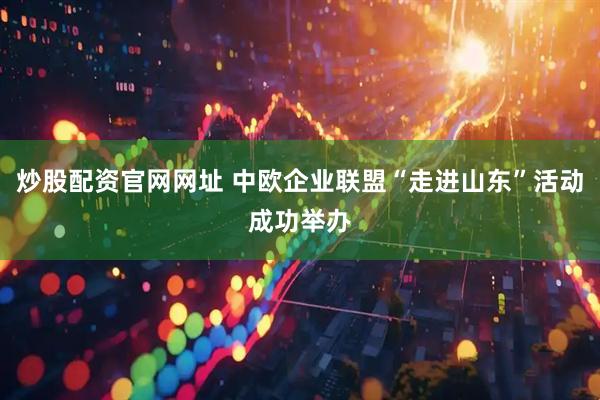 炒股配资官网网址 中欧企业联盟“走进山东”活动成功举办