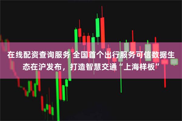 在线配资查询服务 全国首个出行服务可信数据生态在沪发布,打造智慧交通“上海样板”